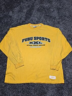 Vintage 90s FUBU Sports "XXL Official Sports Supplier" T-Shirt - Size XL